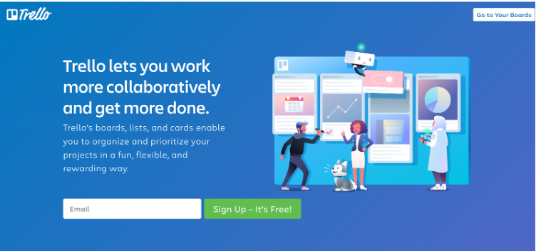 trello.com used for project management can use to grow startup