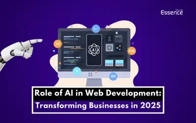 Role of AI in Web Development Transforming Businesses in 2025